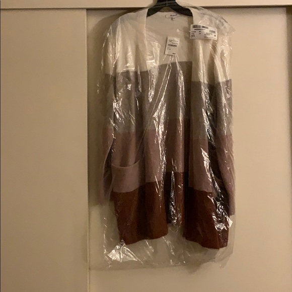 Madewell Ryder Stripe Cardigan Sweater - Picture 5 of 7